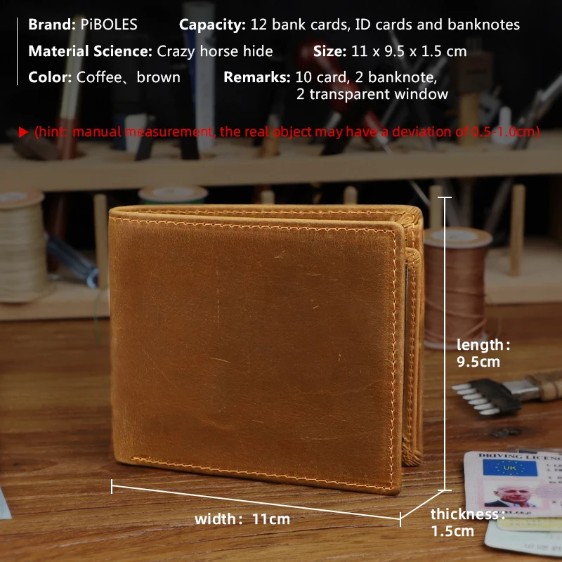 Men Wallet Small Money Purses Wallets Genuine Leather Slim Women Wallet With Driver License Card Slot Organizer Bag