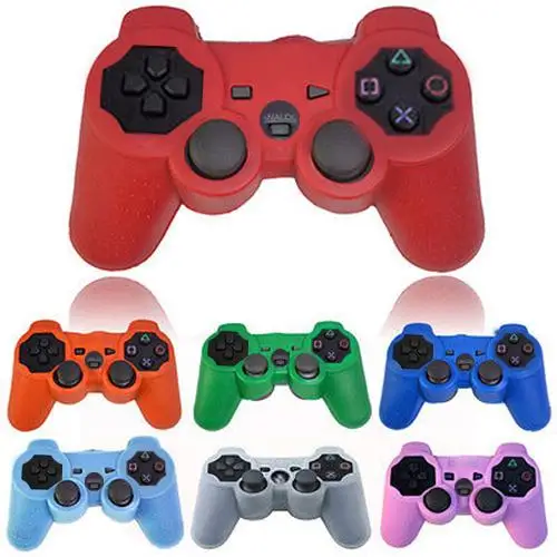 1 шт. защитный силиконовый чехол кожаный мягкий для контроллера Playstation 3 PS3