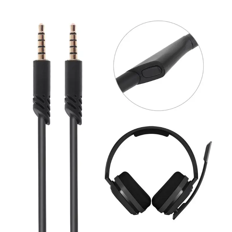 

Earphone Cable with Button Mute for A10 A40 G233 Gaming Headset