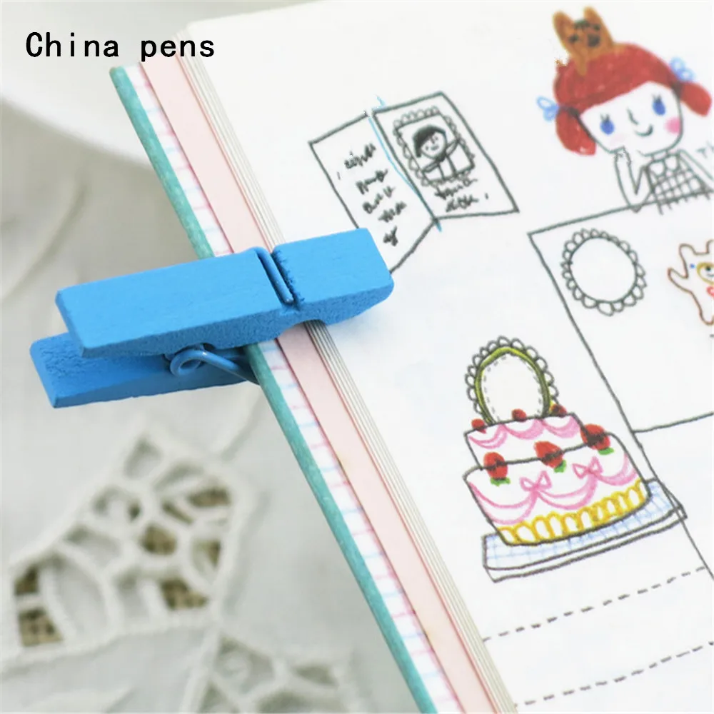 Wooden Clips 25mm-72mm For Photo Clips Clothespin Craft Decoration