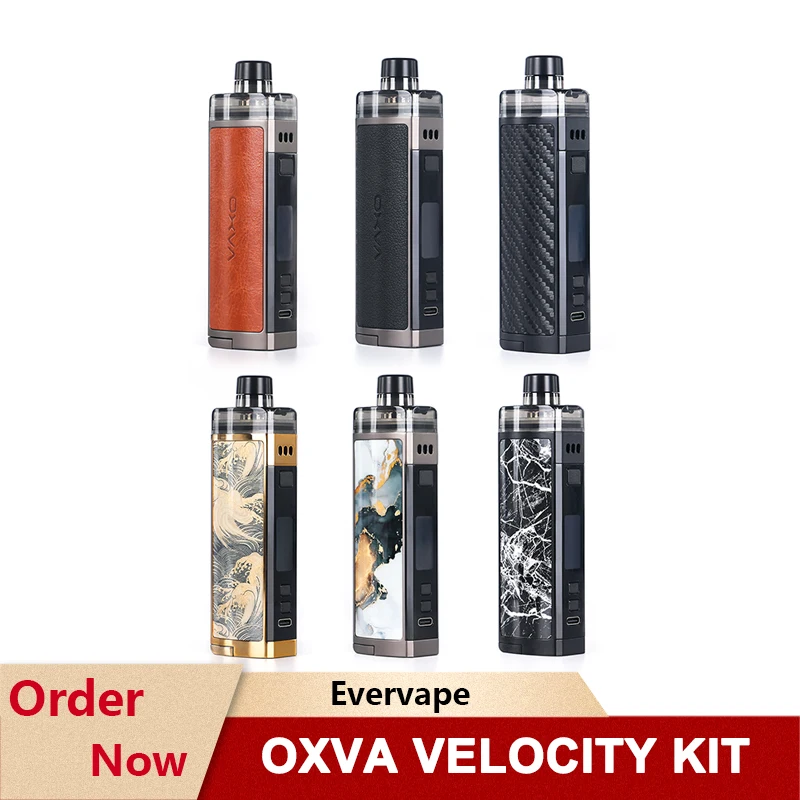 Original OXVA velocidad Kit 21700/18650/20700 batería 100W completo Kit 0 15ohm/0 3ohm/RBA bobina ajuste MTL y RDL RBA Vape Kit