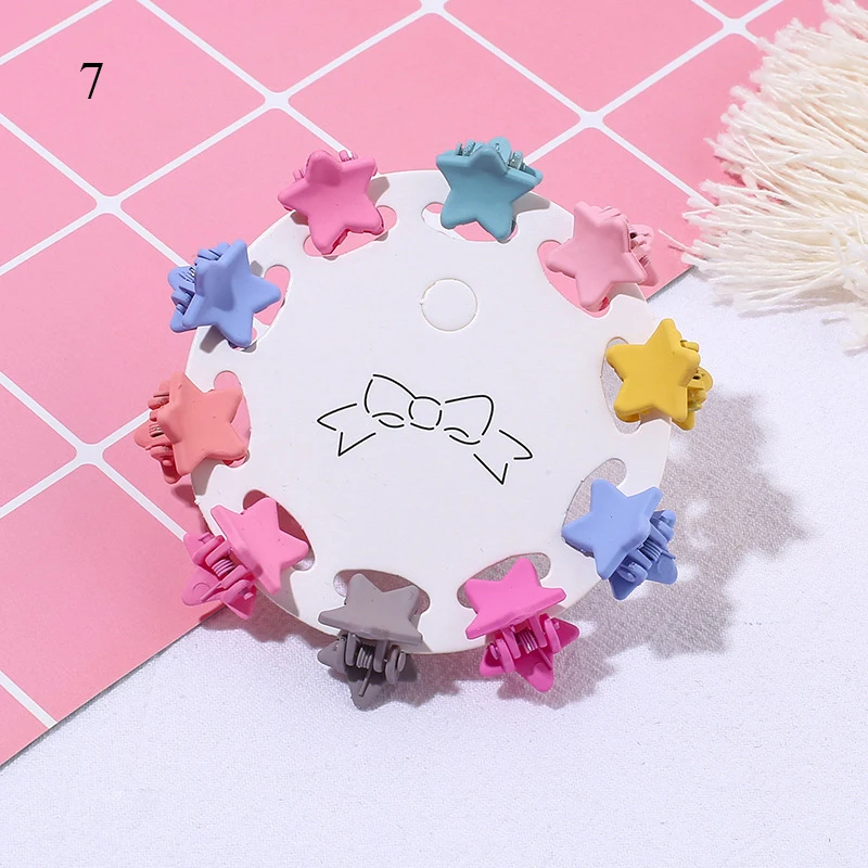 knot hair band 10pcs/pack Small Hair Claw Clips for Kids Girls Coloful Mini Crab Hairclip Clamp DIY Hair Styling Barrettes Hair Accessories hair accessories for brides Hair Accessories