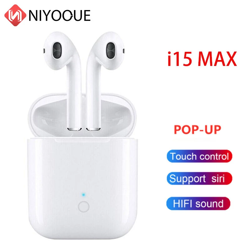 

I15 Max Tws Wireless Bluetooth 5.0 Earphones Touch Control Stereo Earbuds