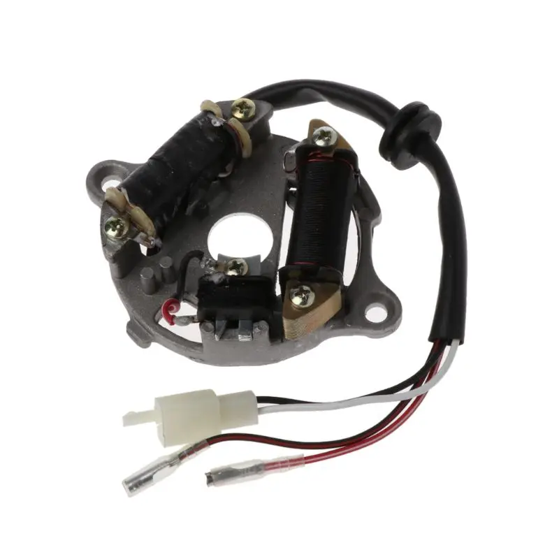 Зажигание мотоцикла МАГНЕТО СТАТОР пластина для YAMAHA PW50 QT50 YP574 A6HE
