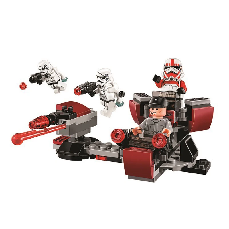 

Free shipping 10573 133pcs Star Space Galactic Empire Model Building Block Bricks Compatible With 75134 Christmas gifts