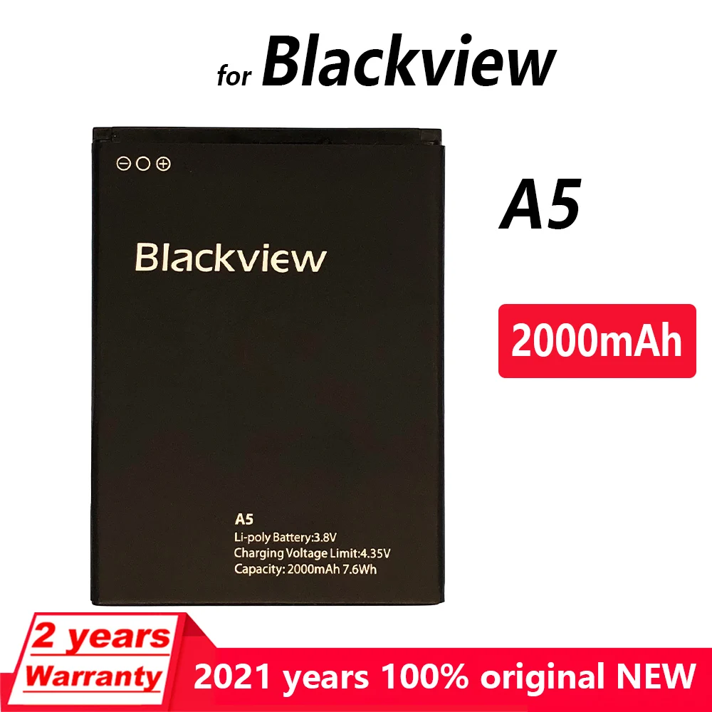 Оригинальный аккумулятор 2000 мАч A5 Для Blackview A 5 высококачественные оригинальные