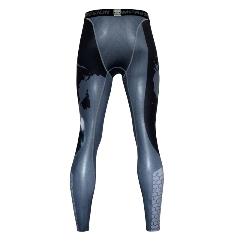 3D печать леггинсы для бодибилдинга мужские licors deportivas hombre Compresion колготки для бега баскетбольный спортзал брюки обтягивающие штаны