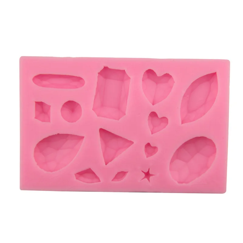 Irregular Crystal Sugar Clay Silicone Mold DIY Chocolate Cake Handmade Molds Resin Jewelry Making Mold Supplies clay jewelry making supplies clay tools soft pottery cutting moulds cactus shape