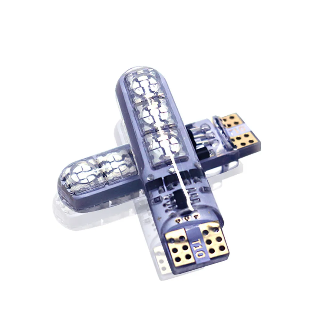 ƈ x T10 5050 силиконовый 6 SMD пульт дистанционного управления RGB светодиодный
