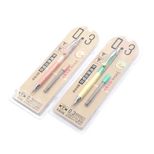 

Creative 0.3mm Mechanical Pencil+Pencil Lead Office School Writing Drawing Supplies