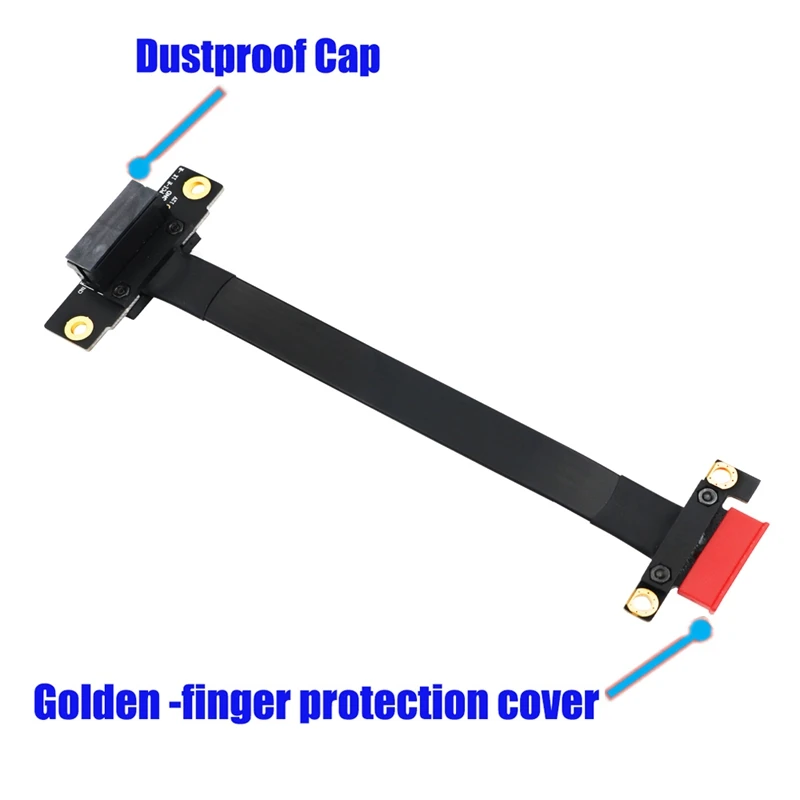 90 Degree Pci-E Pci Express 1X To 1X Slot Riser Card Converter Extender Ribbon Adapter Extension Cable Pci-E X1 Gold Plated For