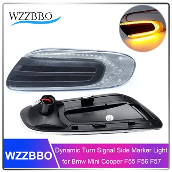 

1pair Led Dynamic Led Side Repeater Indicator Light Flowing Side Marker Signal Lamp Light for Bmw Mini Cooper F55 F56 F57