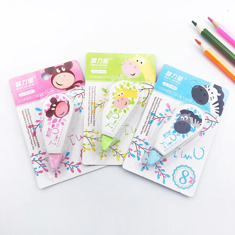 

Correction Tape Roller White Sticker Tape for Student Error Eraser Tape School Office Supplies Stationery School Supplie