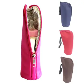 

Baby Hanging Nursing Bottle Cooler Warmer Insulated Bag Korean Heat Freshness Preserved Feeding Bottle Tote Bag For 3.1*3.1*9.5
