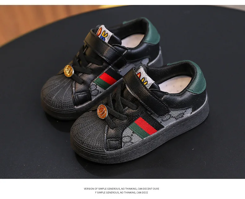 New Fashion Brand Sports Shoes Board Four Seasons Rubber Sole Shallow Mouth Cover Foot Velcro Casual White Age Range Item Type