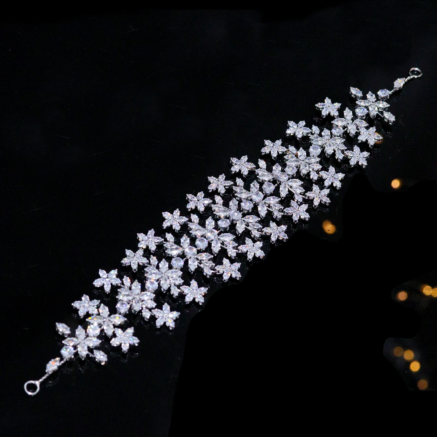 2022 Fashion Cubic Zirconia Soft Headband CZ Wedding Hairband for Women Diadem Bride Princess Headpiece Crowns Hair Accessories