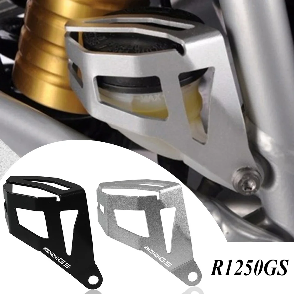 

Motorcycle Accessories Aluminum Rear Brake Fluid Reservoir Guard Cover Protector For BMW R1250 GS R 1250 GS R1250GS 2018 2019