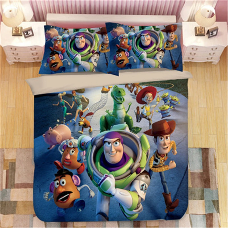 TOY STORY 4 RESCUE UK DOUBLE US FULL UNFILLED DUVET COVER SET 