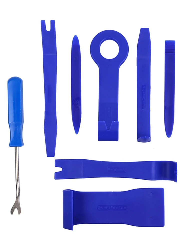 

8 Pcs/set Blue 6-inch Plastic Buckle Driver Car Navigation Audio Tools Interior Door Panel Disassembly Repair Tools