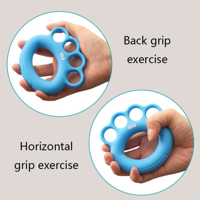 Разные цвета Grip Rubber Ring ладони удар палец реабилитации хват тренировочный кольцо штыри