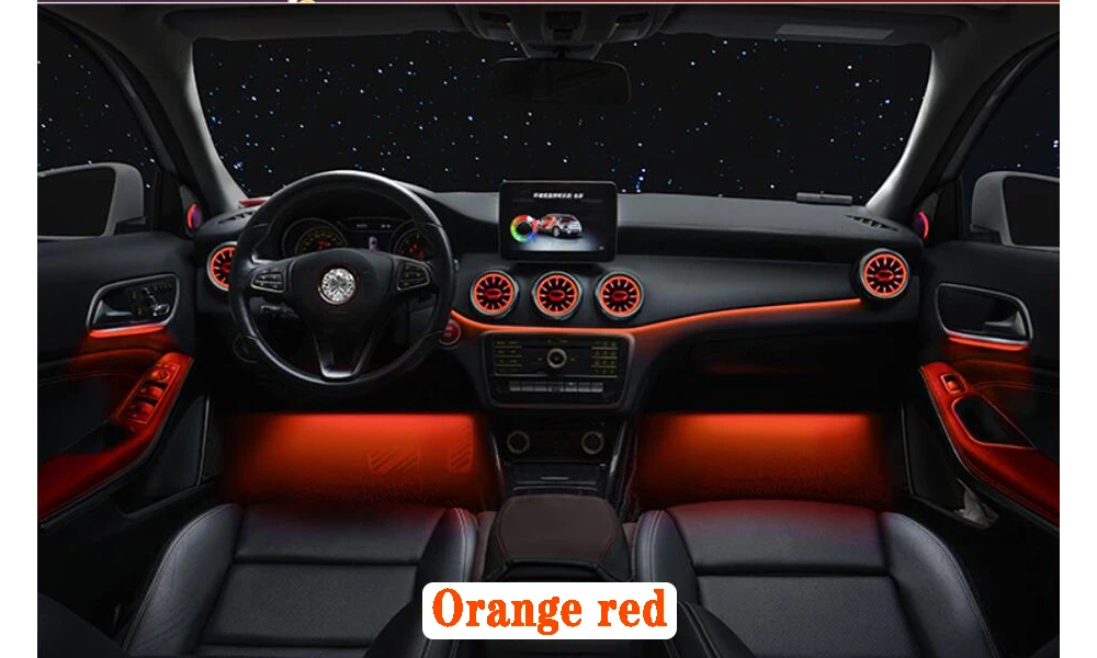 Для Mercedes-Benz GLA/CLA200/220/260 атмосферные огни модифицированные Берлинские звуковые вращающиеся высокие частоты