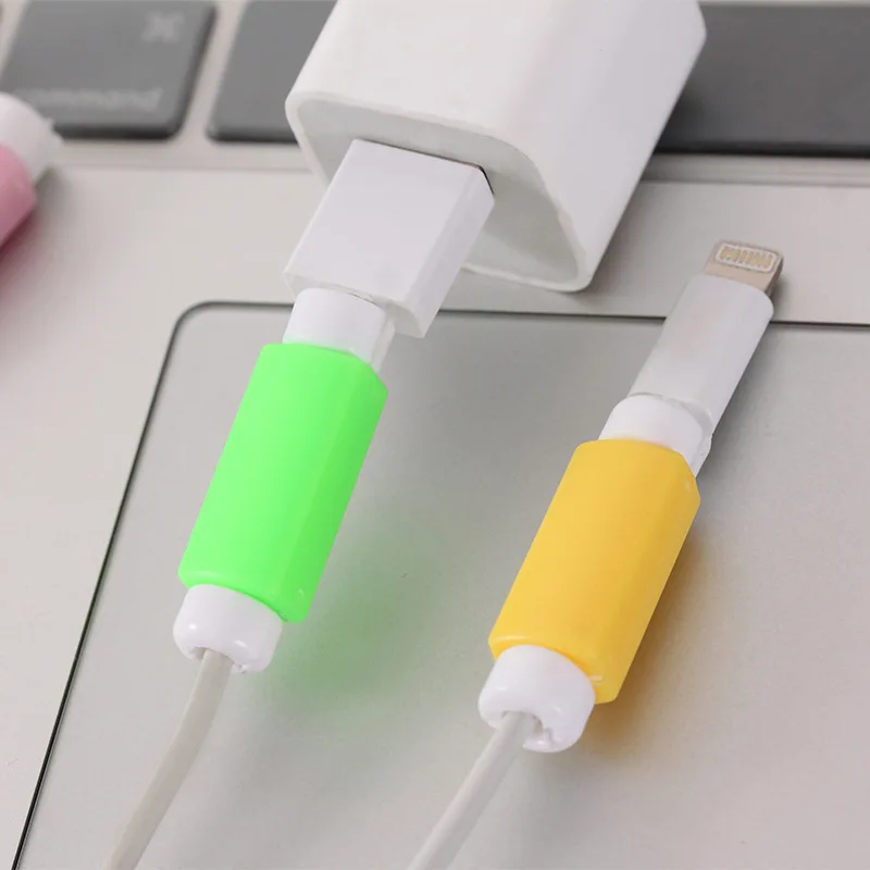 Cable Protector for Original iPhone Charger USB Winder x 8 6 7 Data Organizer Cord Saver | Электроника