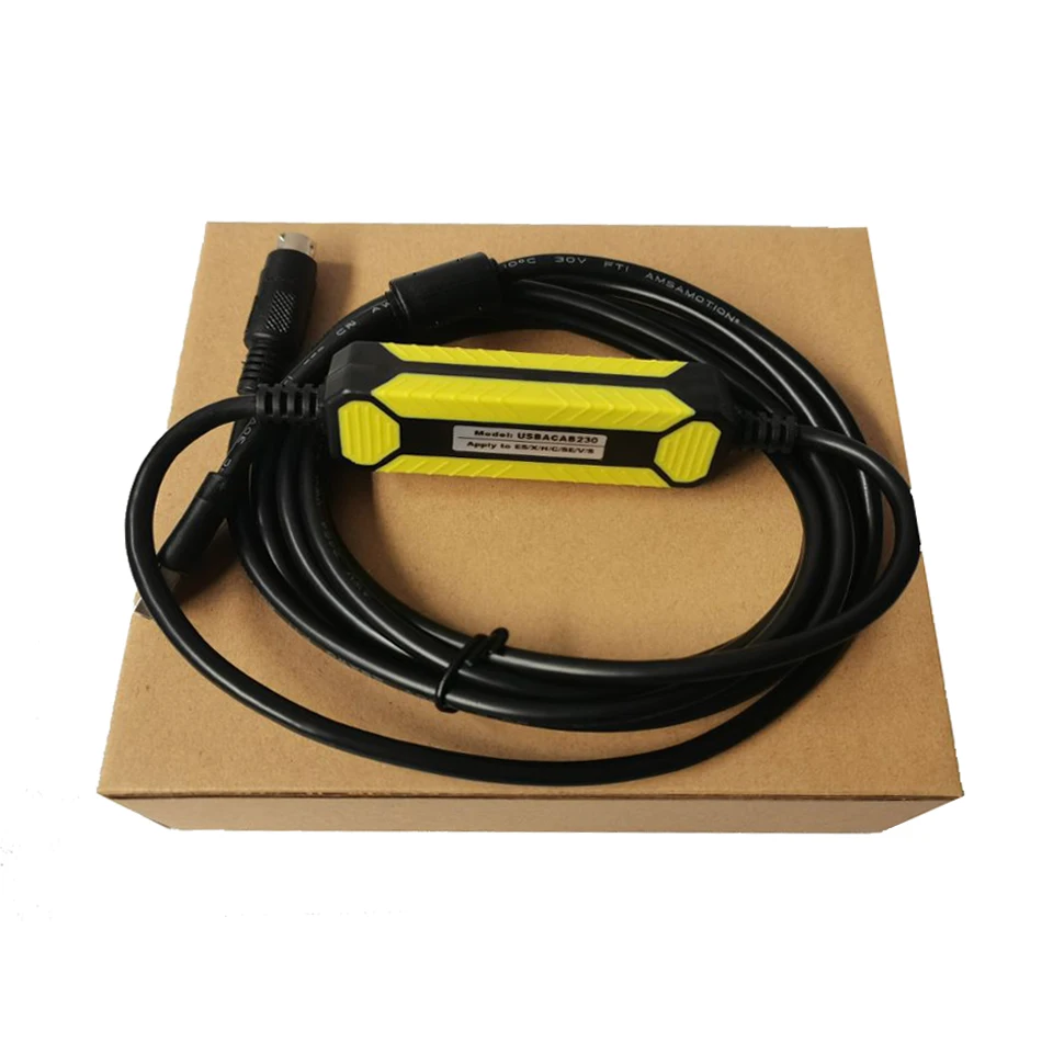 Кабель USBACAB230 для программирования Delta DVP PLC USB-адаптер RS232 ES EX EH EC SE SV SS Xinje XC/XD/XE USB-DVP