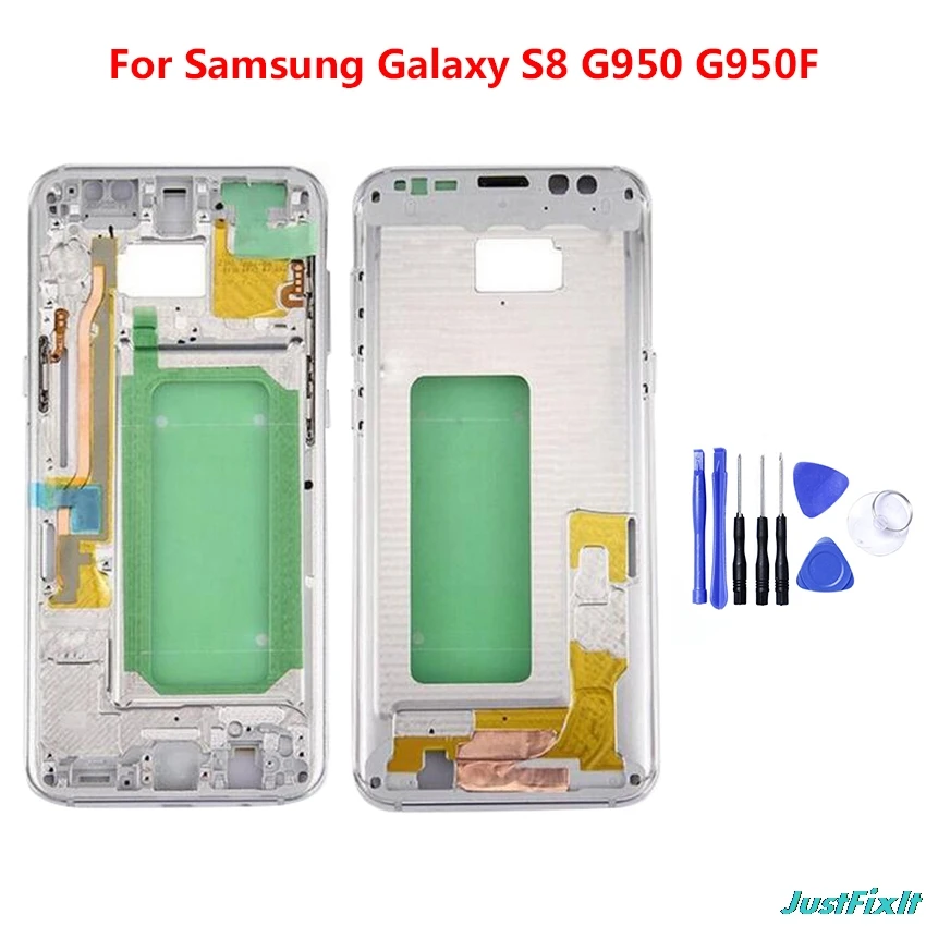 Для samsung S8 S9P S9 S8Plus корпус средняя рамка чехол для ремонта samsung Galaxy S9 S9Plus S8 S8 Plus чехол