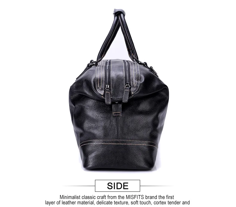 MAHEU, черные мужские дорожные сумки из натуральной кожи, модная брендовая сумка на выходные, сумка для ручной клади, вместительная мужская сумка для путешествий, сумки для переноски