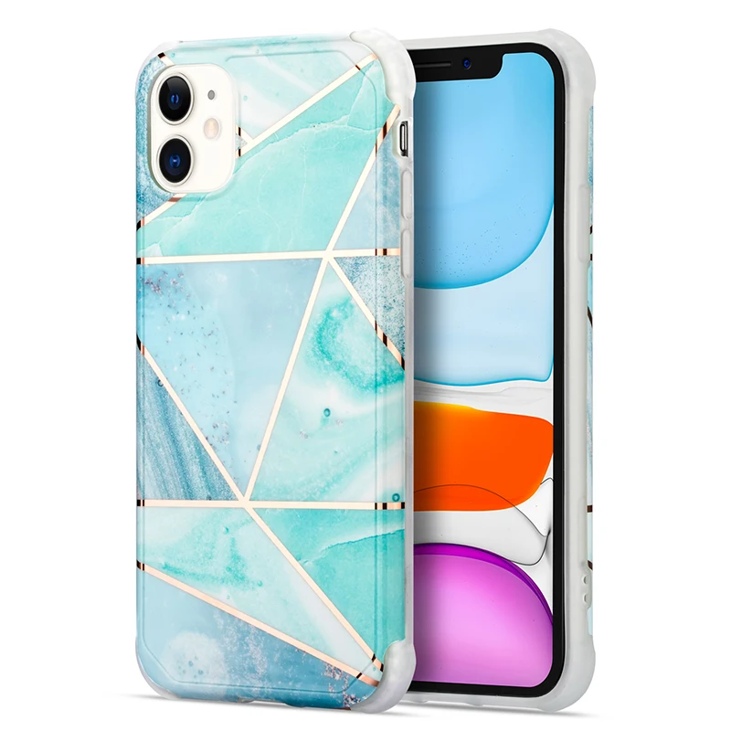 2020 New Marble Phone Case For iPhone11 Pro Max X XR XS Max 7 8 Plus Luxury Glitter Protection Back Cover