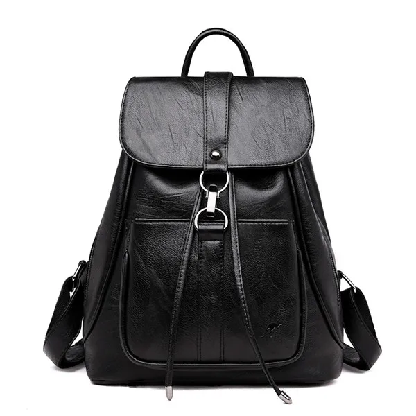 

2019 Fashion lady Backpack Famous Brand Leather Feman Large Capacity Bookbags Designer Shoulder bagss for