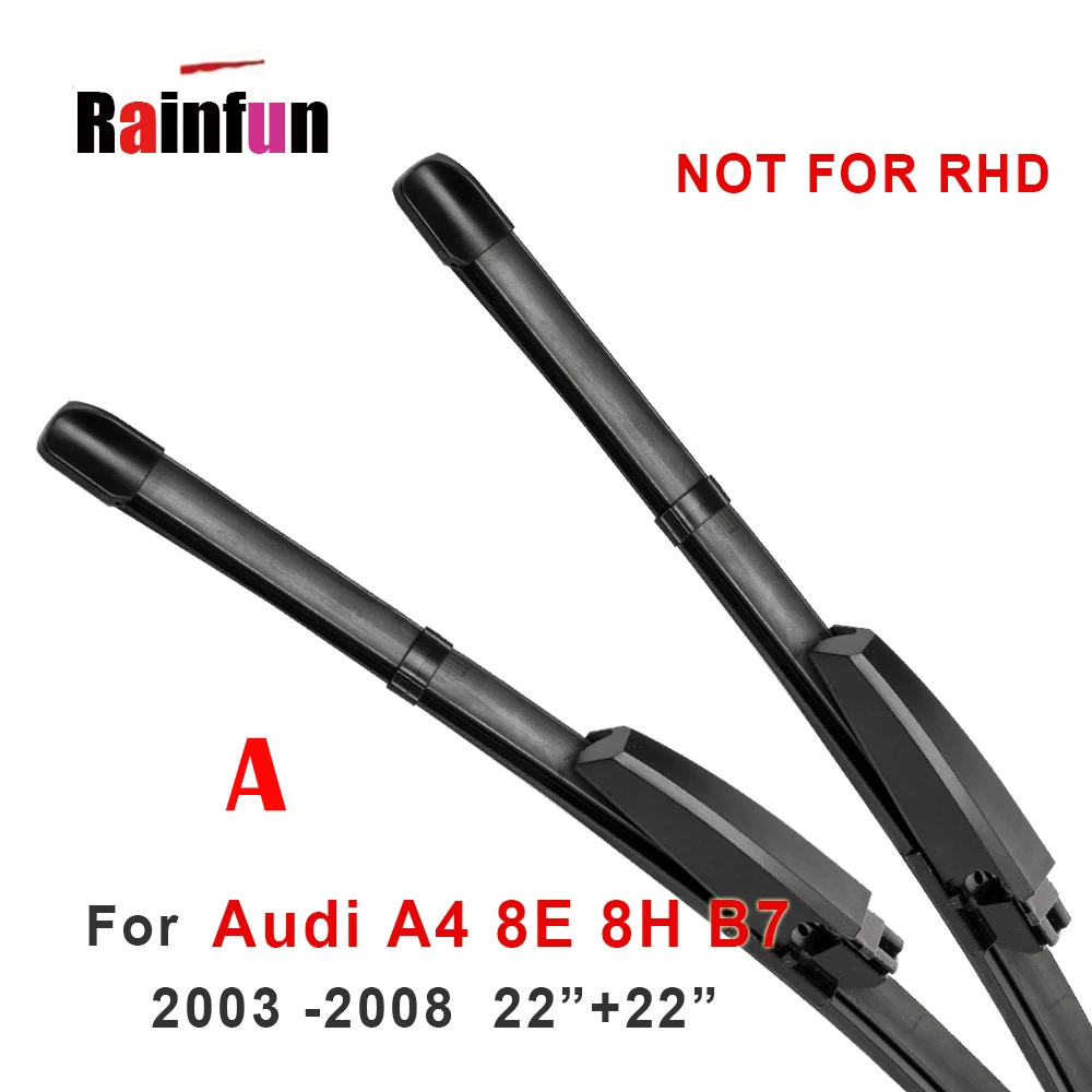 RAINFUN 22 &quot+ 22&quot передняя щетка стеклоочистителя и 16 &quotЗадняя для Audi A4 8E 8H B7 2003 2008 B