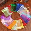 100pcs Drawstring  Jewelry Bag Pouch Organza Jewelry Packaging Bags Wedding Party Decoration Drawable Storage Bags Gift Pouches ► Photo 3/6