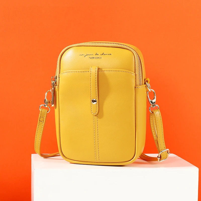 

Mini Leather Crossbody Bags for Women Lady Travel Purses Handbags Phone Coin Purse Mobile Pouch Money Bag Pack New Fashion