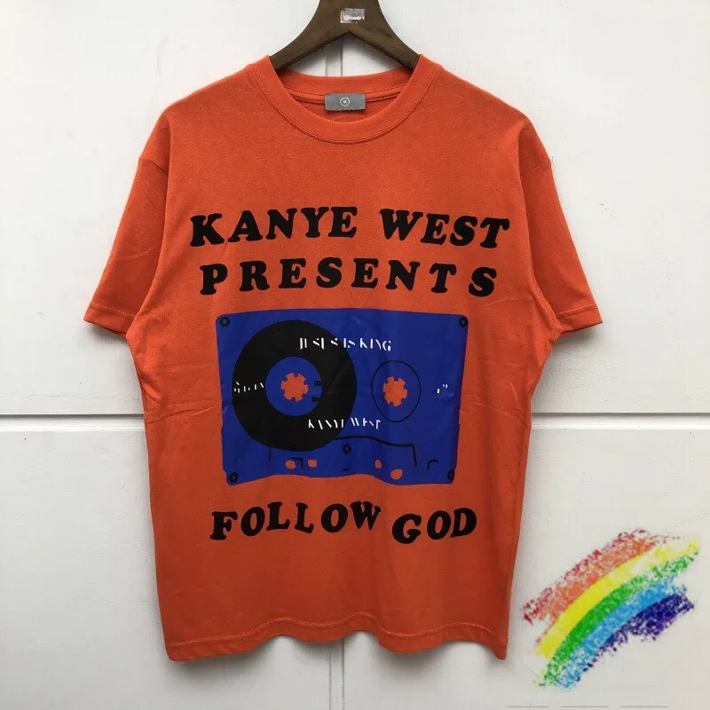Kanye West KING IS JESUS Футболка мужская и женская футболка с эффектом