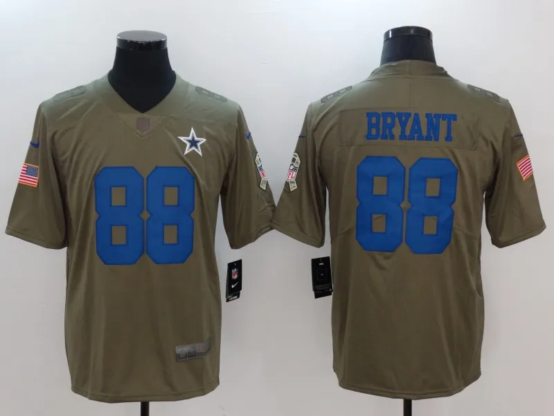 AS PICTURE Мужчины Даллас#88 Dez Bryant игра Цвет пик футбольные майки BHR01 - Цвет: AS PICTURE