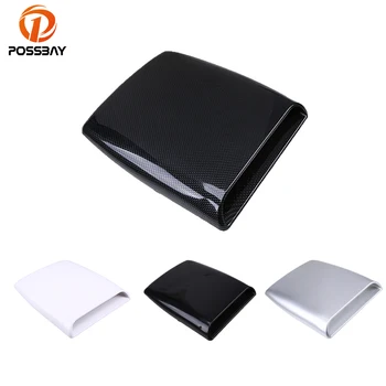 

POSSBAY Car Air Intake Flow Hood Vent 3D Outlet Stickers Intake Scoop Turbo Bonnet Vent Cover Air Vent Outlet Decoration