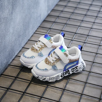 

Sneakers for Girls Children's Leisure Sports Shoes Boys Mesh Breathable Autumn Student Running Shoes Fashion SC077