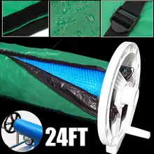 730x76 см/24ft x 2.5ft пылезащитный чехол для бассейна Солнечная роликовая Катушка Крышка Водонепроницаемая устойчивая к ультрафиолетовому излучению сумка для хранения