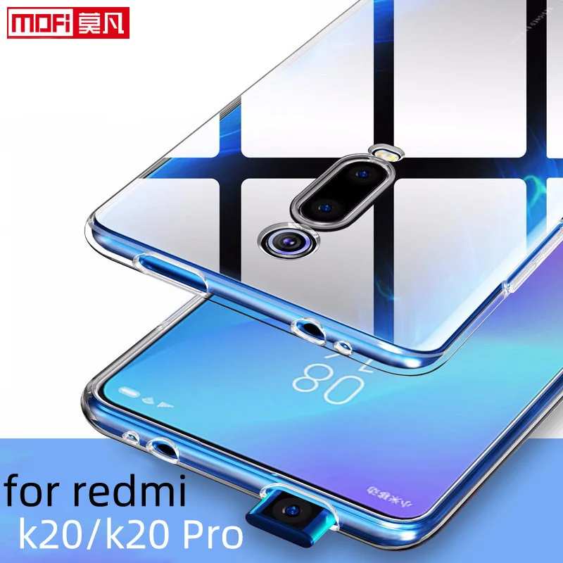 Прозрачный чехол для Xiaomi Redmi K20 Pro силиконовый Ультратонкий Mofi прозрачная задняя