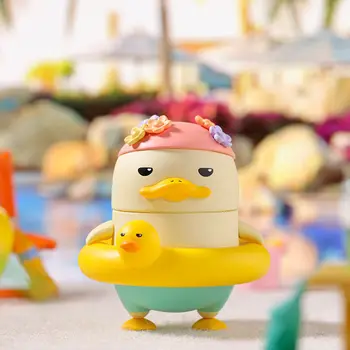 

Cute toy authentic DUCKOO tropical island series blind box trend kid doll Christmas gift computer desktop decoration
