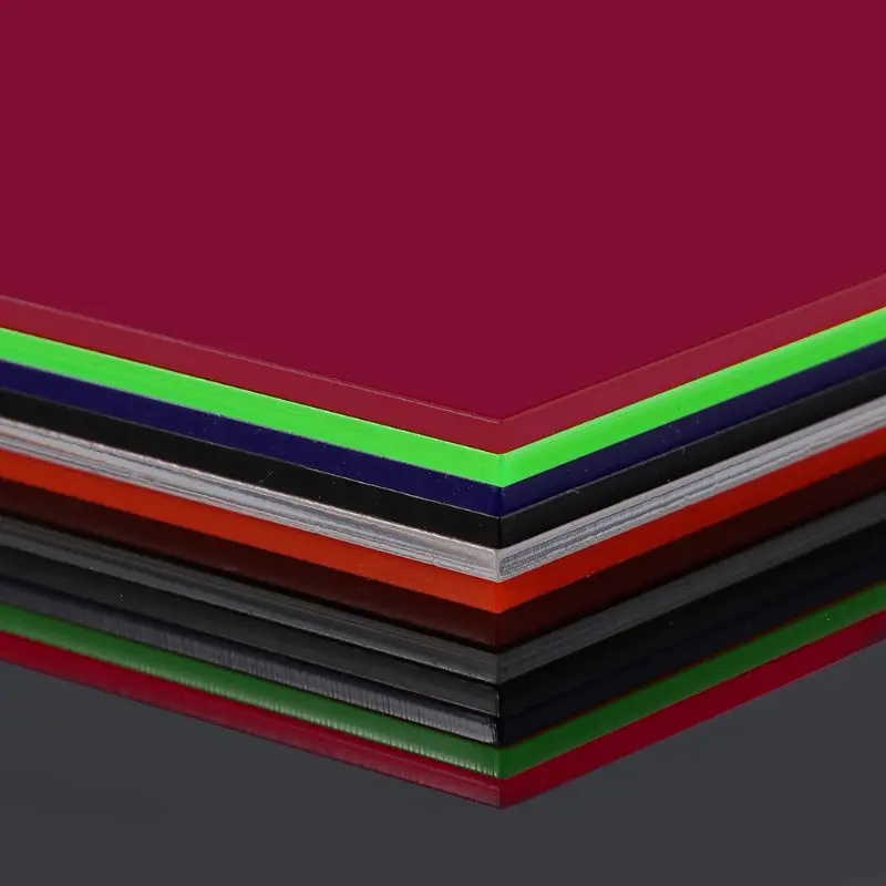 15x15cm Plexiglass Board Colored Acrylic Sheet Accessories Model Making