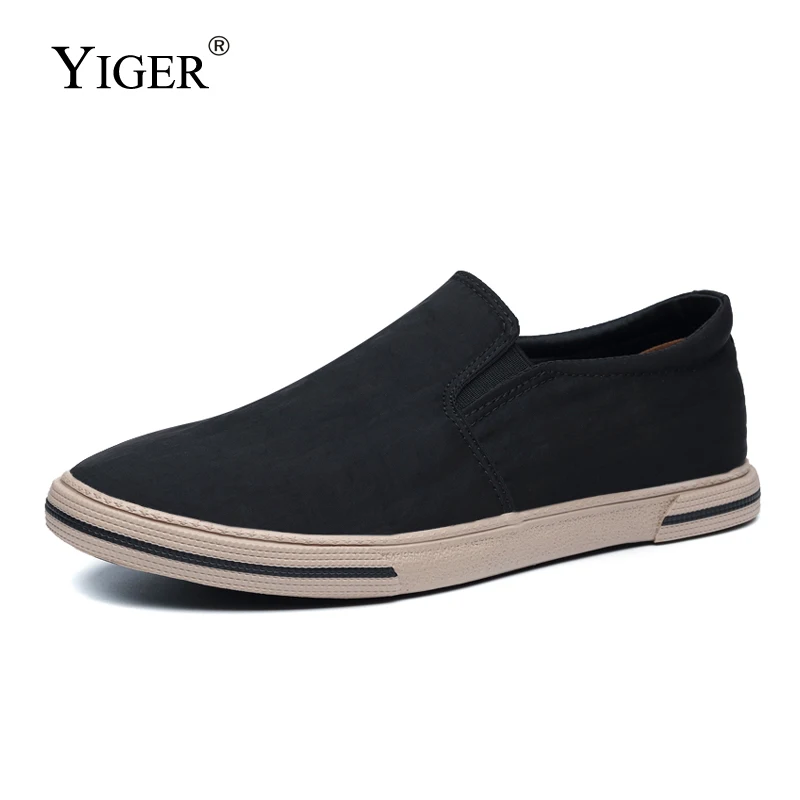 

YIGER NEW Cavans shoes men sneakers students slip-on male Vulcanized shoes men's casual shoes new Cavans shoes free shipping