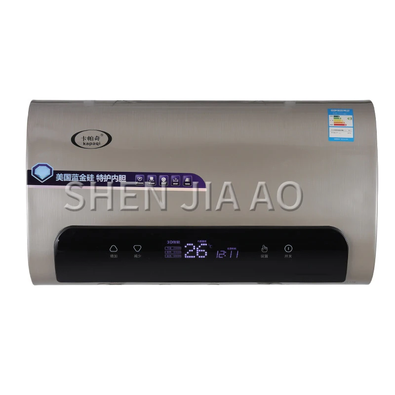 Chauffe eau électrique chauffe eau électrique à chauffage rapide, température d'affichage numérique à contrôle intelligent, protection multiple