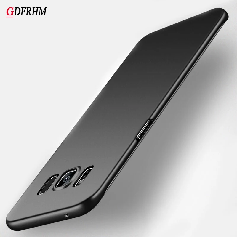 Slim Phone Case For Samsung Galaxy S10 S9 S8 S20 Plus A10 A30 A40 A50 A70 A6 A7 A8 2018 Note 8 9 10 Hard PC Matte Cover | Мобильные