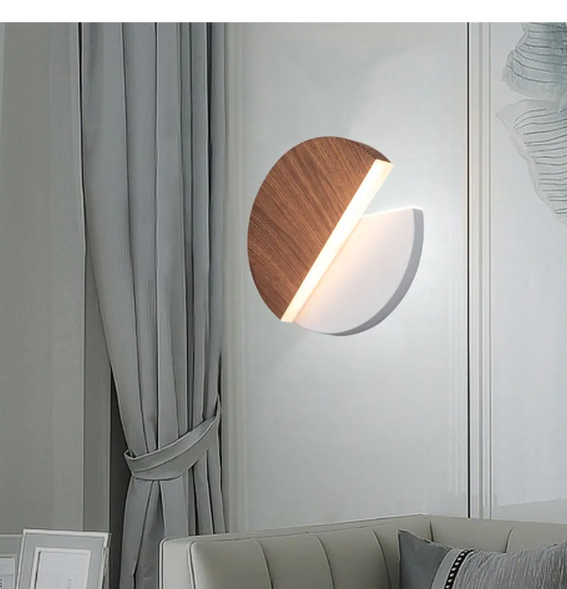 Zerouno Moon настенный светильник на 350 градусов, вращающийся настенный светильник, современный минимализм, алюминиевый светодиодный светильник, светильник для комнаты, лофт, Декор, лампы