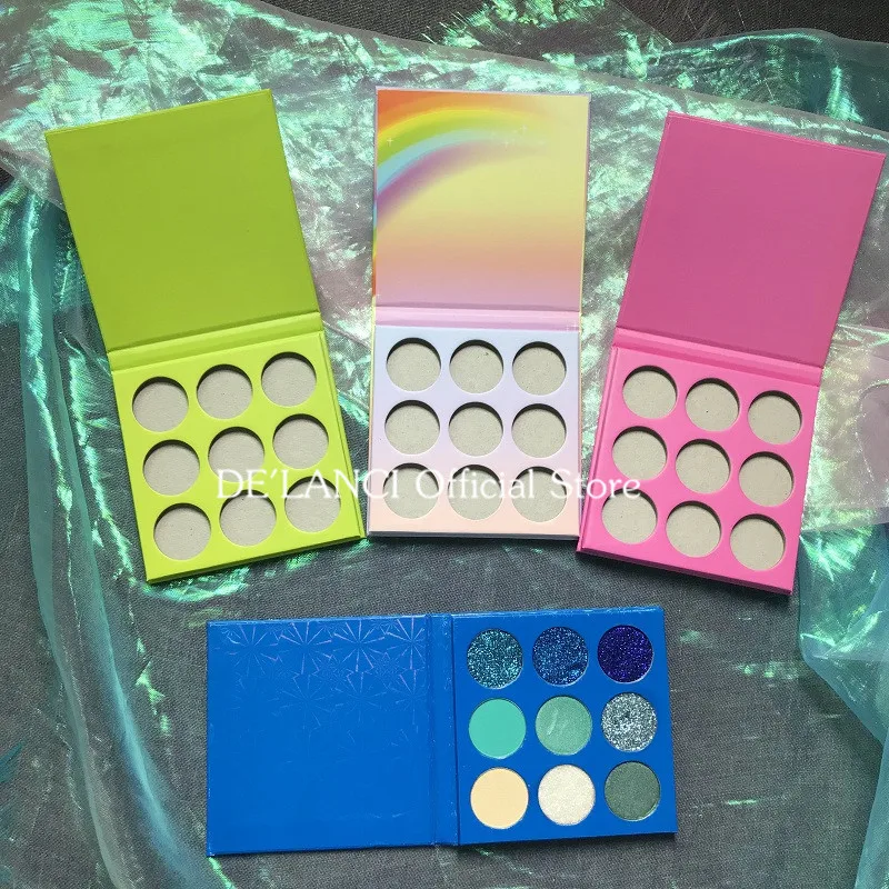 DIY Eyeshadow Palette Custom Private label Empty Makeup Pallete Choose Colors Matte Shimmer Glitter Eye Shadow 15 colors |