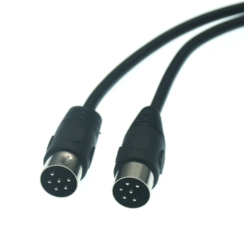 DIN 6-pin Male to Male & Female Audio Data Signal Extension Cable - 0.5m, 1m, 1.5m, 3m Description Image.This Product Can Be Found With The Tag Names Computer Cables Connecting, Computer Peripherals, Din 6pin, PC Hardware Cables Adapters