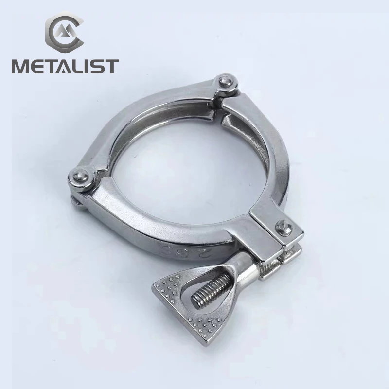 Металлист 1,"-4" Tri Clamp SS304 трехсекционный санитарный наконечник OD подходит для труб OD 19-108 мм для Домашнего Пива