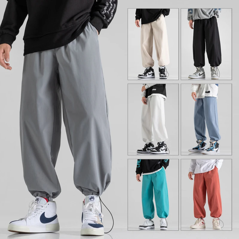 Streerwear Men Harem Pants Autumn Men Cargo Pants Summer Male Casual Joggers Korean Casual Trousers
